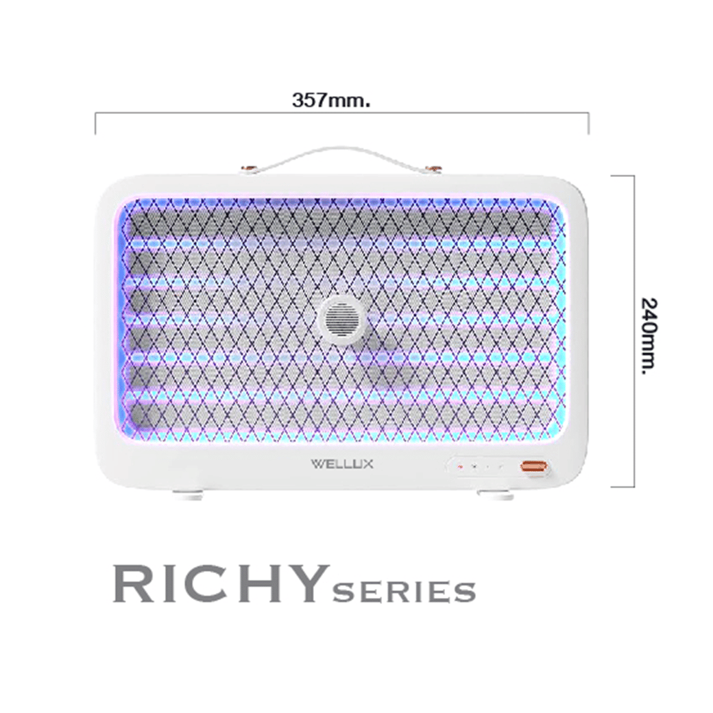 เครื่องดักยุงไฟฟ้า WELLUX รุ่น RICH903 5W พร้อมไฟล่อยุงแสงสีม่วง_2